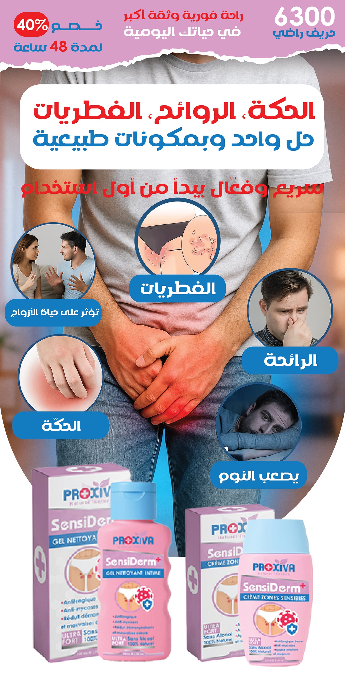 SensiDerm+ – Duo Zones Sensibles Proxiva®